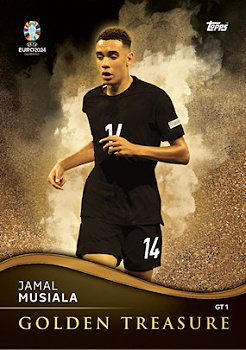 Jamal Musiala Germany Topps Match Attax EURO 2024 Golden Treasure #GT1